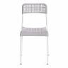 Стул ADDE (mod. C-049) / 1 шт. в упаковке металл/пластик, 39 х 49 х 78 см, Grey (серый) /White (белый) Grey (серый) /White (белый) металл/пластик
