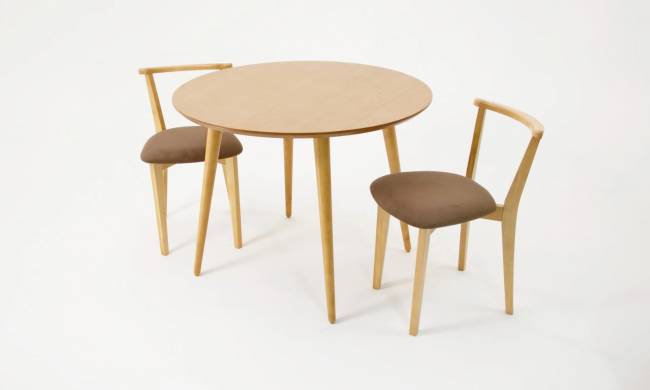 Стол Монте К 100 натур со стульями Франк натур велюр коричневый