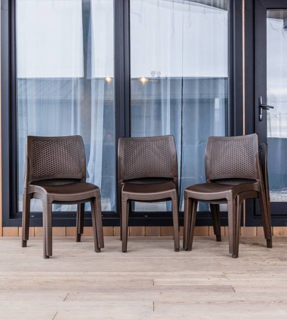 6 стульв JULY коричневые