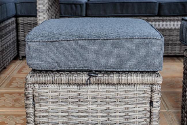 ZORRO серый комплект мебели из искусственного ротанга