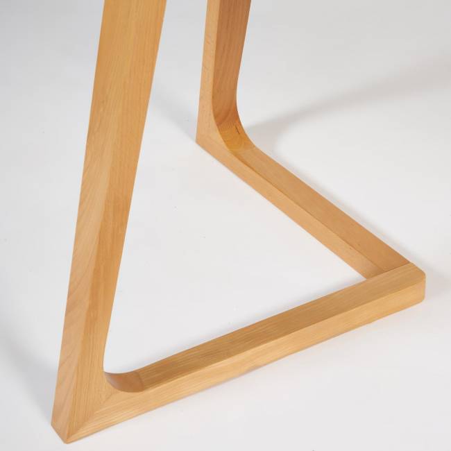 Стол раскладной VAKU (Ваку) основание бук, столешница мдф, 80x120+40x75см, Натуральный Натуральный основание бук, столешница мдф