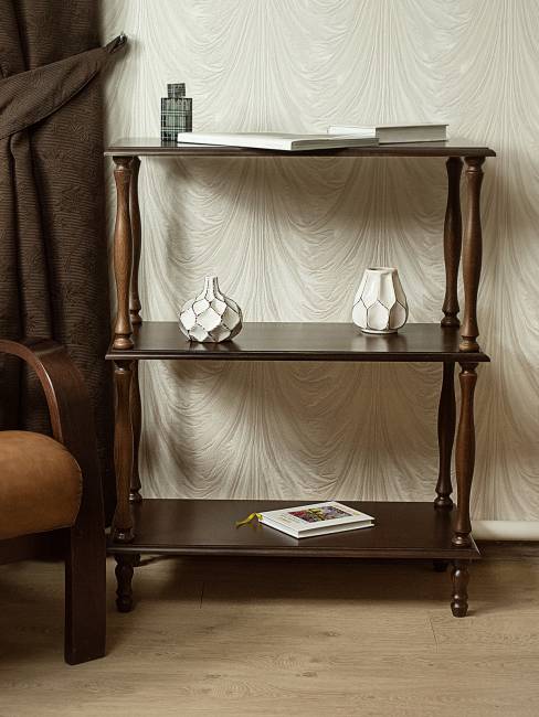 Этажерка П 9 средне-коричневый