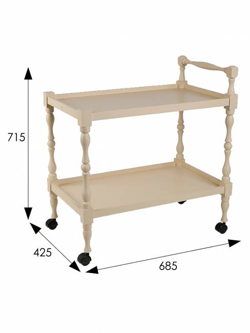 Стол сервировочный Бридж слоновая кость Стол сервировочный Бридж слоновая кость