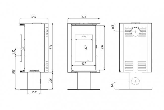 Печь DEFRO HOME ORBIS TOP, 9кВт