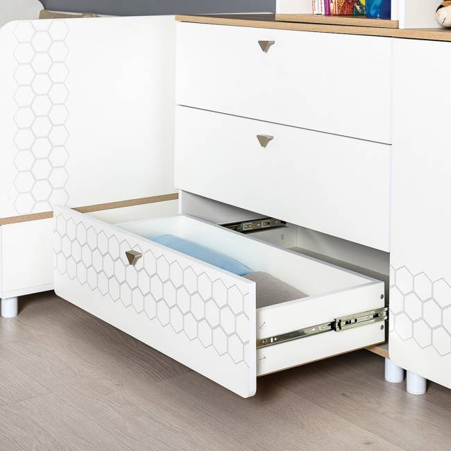 Мебель в детскую Эйп № 3 цвет белый/дуб белый