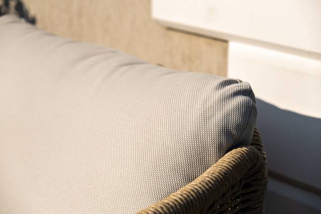 "Аликанте" лаунж-зона из искусственного ротанга, цвет соломенный