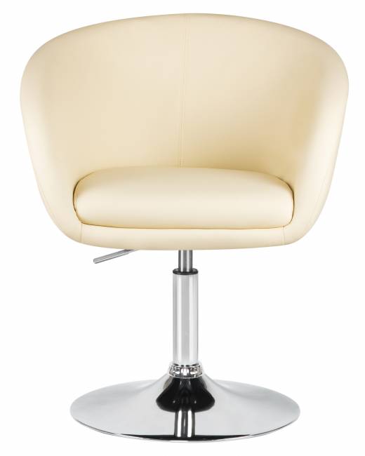 Кресло дизайнерское DOBRIN EDISON, кремовый
