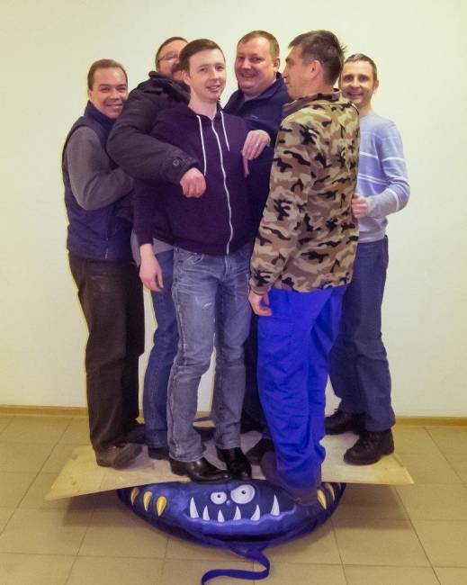 Тюбинг Митек с орнаментом Олень 95 см