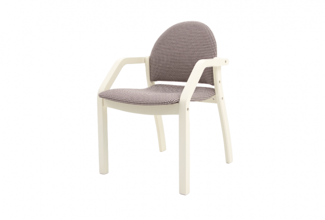 Стул-кресло Джуно 2.0 слоновая кость/гусиная лапка Стул-кресло Джуно 2.0 слоновая кость/гусиная лапка