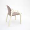 Стул-кресло Джуно 2.0 слоновая кость/гусиная лапка Стул-кресло Джуно 2.0 слоновая кость/гусиная лапка