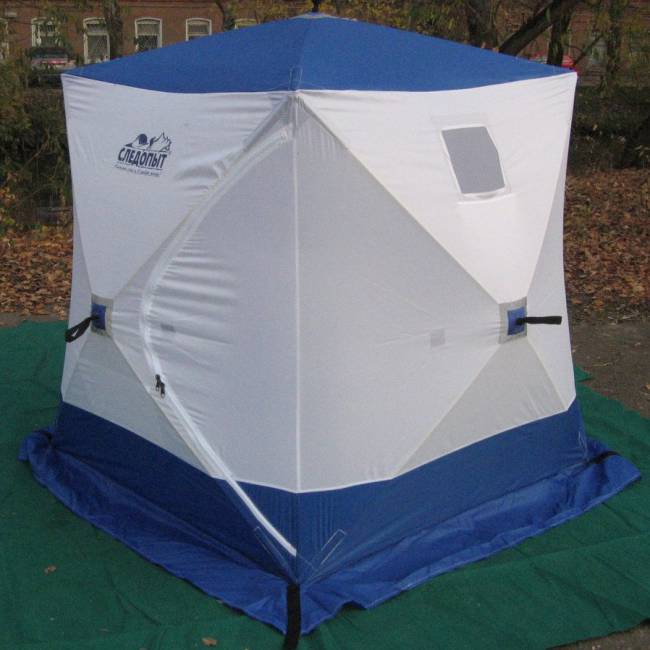 Зимняя палатка куб Следопыт 1,5*1,5 м Oxford 240D PU 2000 PF-TW-01/03 Зимняя палатка куб Следопыт 1,5*1,5 м Oxford 240D PU 2000 PF-TW-01/03