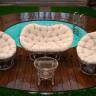 ТЕРРАСНЫЙ КОМПЛЕКТ Mamasan + Papasan + Стол (Какао)
