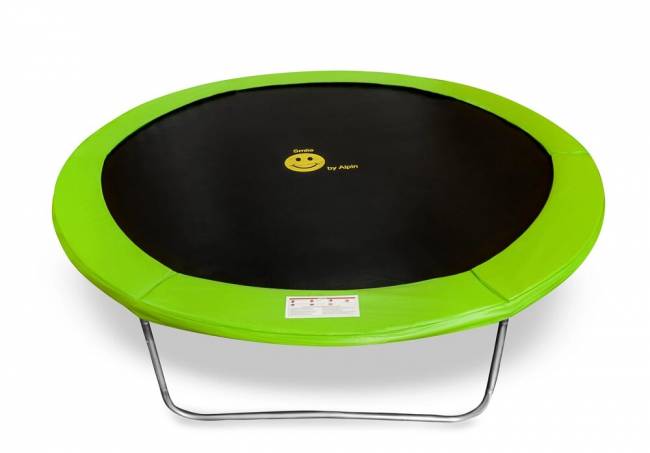 Батут "Smile outside", зеленый 12ft с защитной сеткой и лестницей Батут "Smile outside", зеленый 12ft с защитной сеткой и лестницей