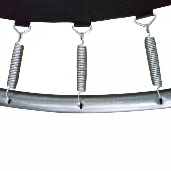 Батут 14FT 4,27м с защитной сеткой (внутрь) с лестницей, чёрный Батут 14FT 4,27м с защитной сеткой (внутрь) с лестницей, чёрный