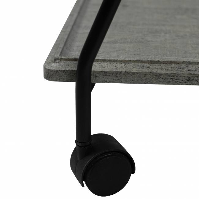 Стол сервировочный Милн черный/серый шпат Стол сервировочный Милн черный/серый шпат