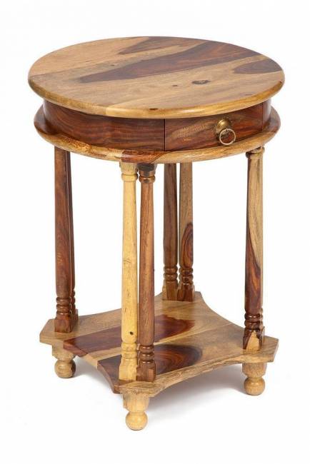 Кофейный стол Бомбей - 1149  палисандр, 45*45*60, натуральный (natural) Natural (натуральный) палисандр