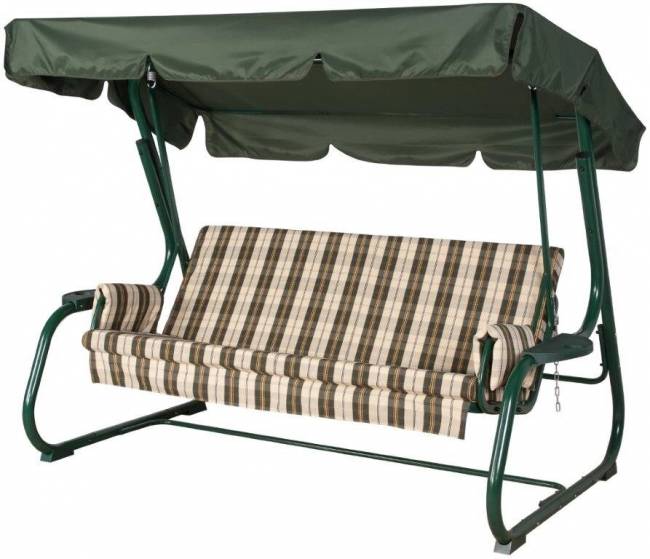 Садовые качели "Варадеро" (Ибица) зеленые