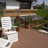 Террасная доска DECKRON (Декрон), 28*153*6000 мм, коричневый