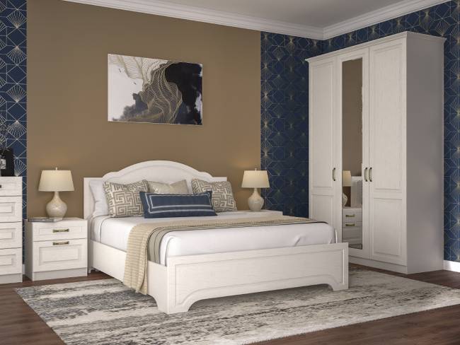 Тумба ящик и дверка Ливерпуль 08.146 цвет ясень ваниль/белый Тумба ящик и дверка Ливерпуль 08.146 цвет ясень ваниль/белый