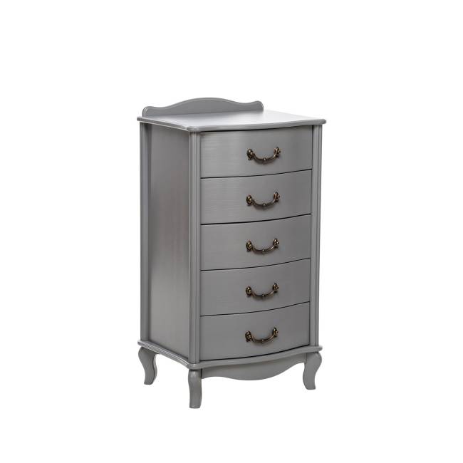 Комод Leset "Джульетта" узкий (5 ящ.) Серый ясень Комод Leset "Джульетта" узкий (5 ящ.) Серый ясень