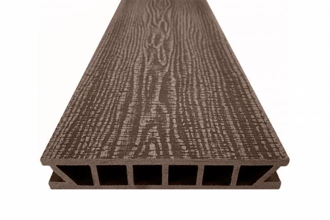 Террасная доска Deckron Woodlike 153*28*6000, коричневый