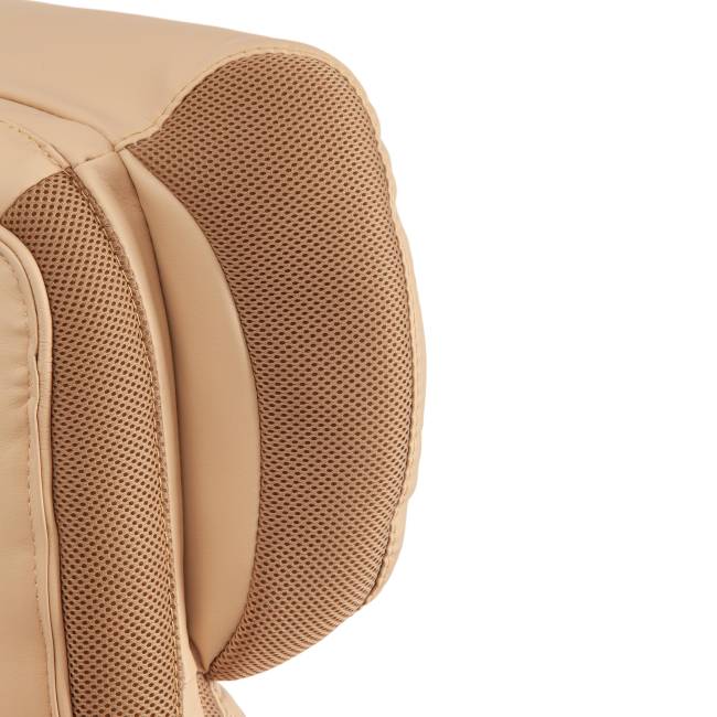 Кресло CHIEF кож/зам/ткань, бежевый/бронза, 36-34/21