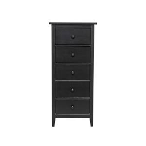 Leset Комод "Мира-5" (Комод 05) Чёрный