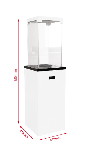 Нагреватель газовый PATIO/LIGHT, сталь, белый