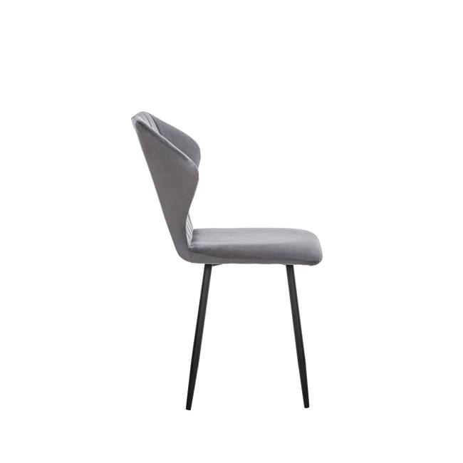 Стул Leset Гувер полоса Ultra Grafit Чёрный