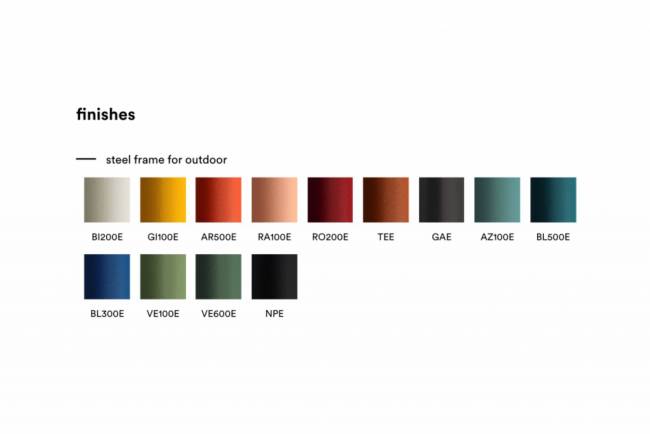 Стул металлический Nolita черный 550х600х840 мм