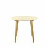 Стол Монте К 100, Натуральное дерево/Слоновая кость
