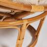Кресло PAPASAN/ПАПАСАН 23/01 W  /с подушкой/ диаметр подушки 129 см, 115х101х104 см, Honey (мед), ткань Старт Honey (мед)