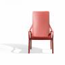 Лаунж-кресло пластиковое Net Lounge коралловый 615х900х990 мм Лаунж-кресло пластиковое Net Lounge коралловый 615х900х990 мм
