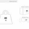 Стол пластиковый раздвижной Vegas Table Medium бежевый 1800-2200х1000х750 мм