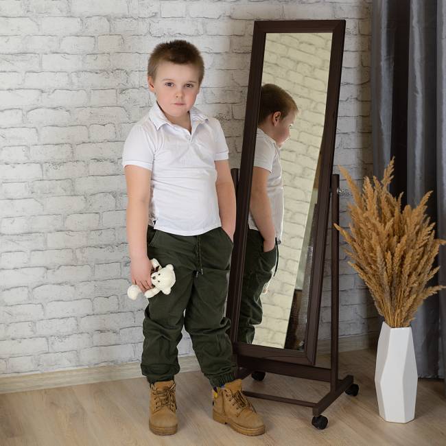 Зеркало напольное В 27Н венге 137 см х 42,5 см Зеркало напольное В 27Н венге 137 см х 42,5 см