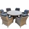 Дачная мебель из ротанга Kvimol КМ-1314 (6 персон)