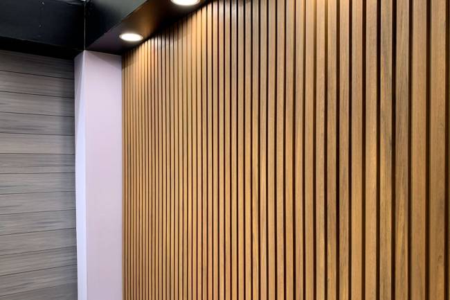 ДИСКОНТ - Вертикальная стеновая панель NauticPrime Line ДПК 219*26*4000мм, цвет Тик ДИСКОНТ - Вертикальная стеновая панель NauticPrime Line ДПК 219*26*4000мм, цвет Тик