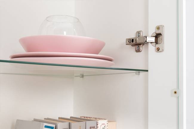 Валенсия стенка в гостиную № 66 цвет белый шагрень Валенсия стенка в гостиную № 66 цвет белый шагрень