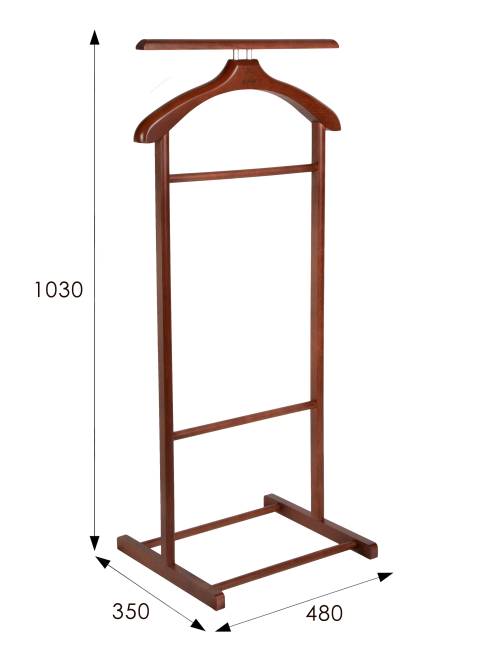 Вешалка костюмная В 21Н средне-коричневый Вешалка костюмная В 21Н средне-коричневый