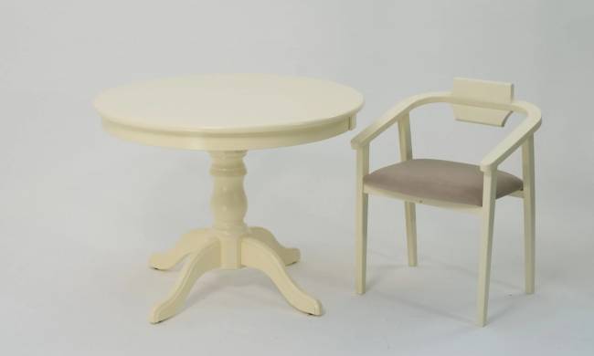 Стул-кресло Челси ПМ слоновая кость бежевый