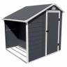 Сарай/Дровница  Wotex Storage-02-3 (серый с белым) 204x192x204 cм