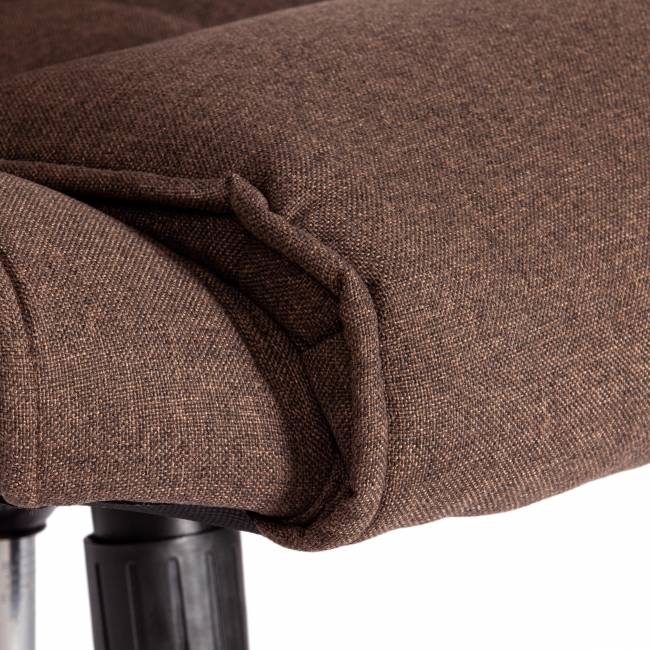 Кресло BERGAMO хром (22) ткань, коричневый, 3М7-147 коричневый ткань